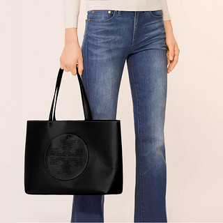 TORY BURCH 汤丽柏琦 PERFORATED-LOGO TOTE 女士单肩包