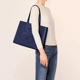 TORY BURCH 汤丽柏琦 PERFORATED-LOGO TOTE 女士单肩包