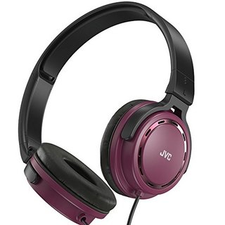 JVC 杰伟世 HA-S520-R 耳罩式头戴式有线耳机 黑色 3.5mm