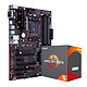 ASUS 华硕 PRIME B350-PLUS 主板+AMD Ryzen 5 1600 处理器套装
