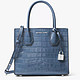  新品首降：Michael Michael Kors Mercer Embossed-Leather 女士斜挎包　