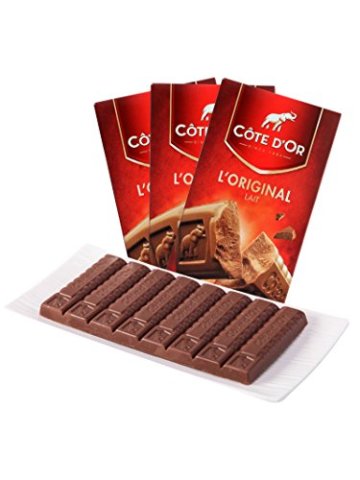 临期品,至8月: cote dor 克特多金象 牛奶巧克力 200g*3块
