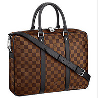 LOUIS VUITTON 路易威登 PORTE-DOCUMENTS VOYAGE 男款棋盘格公文包 PM