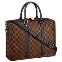 LOUIS VUITTON 路易威登 PORTE-DOCUMENTS VOYAGE 男款棋盘格公文包 PM