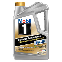 Mobil 美孚 1号机油 EP长效 5W-30 5夸脱*3(一箱3瓶5夸脱装)(美版)（亚马逊进口直采,美国品牌）