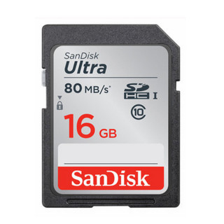 SanDisk 闪迪 读速80MB/s 至尊高速SDXC UHS-I Class10 SD卡