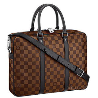 LOUIS VUITTON 路易威登 PORTE-DOCUMENTS VOYAGE 格纹男款公文包 PM