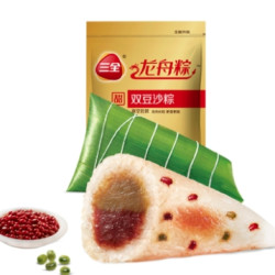 三全 龙舟粽 双豆沙粽 200g 2只装 *2件