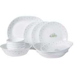 CORELLE 康宁餐具 12-HC/M/CN 12头 香草城市 玻璃餐具组 