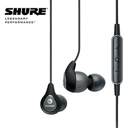 SHURE 舒尔 SE112M+入耳式隔音 手机通用有线控耳机