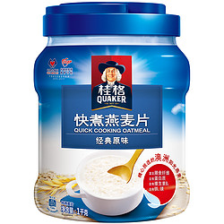 桂格 快煮纯燕麦片 1000g *5件