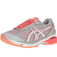 ASICS 亚瑟士 GT-1000 5 女士跑鞋 T6A9N.9099 中灰/白/粉色 40.5