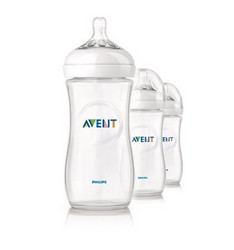 凑单品： AVENT 新安怡 SCF696/37 Natural系列 PP奶瓶 320ml*3瓶装