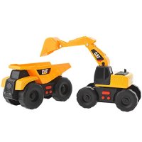 CAT 卡特彼勒 迷你声光系列 34713 运泥车&挖土机