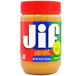 JIF 积富 花生酱（柔滑型）454g *2件