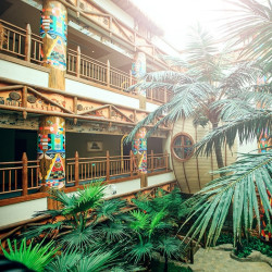 常州环球恐龙城迪诺水镇精品酒店1晚+中华恐龙园2日门票2张