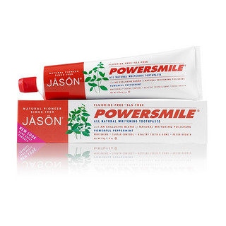  Jason PowerSmile 天然无氟抗菌斑美白牙膏 170g