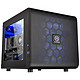 Tt（Thermaltake） Core V21 黑色 卧式机箱 （Matx机箱/分层散热/侧透面板/支持长显卡/双U3/水冷游戏机箱)