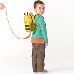 skiphop 背包 Skip Hop 儿童防走失包 带牵引绳 可爱动物园系列书包 蜜蜂