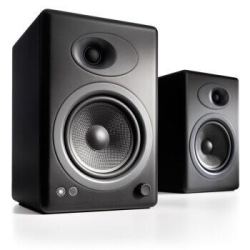 audioengine 声擎 A5+ 书架式有源音箱 缎黑