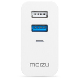 魅族 (MEIZU) 双口旅行充电器快充版 白色