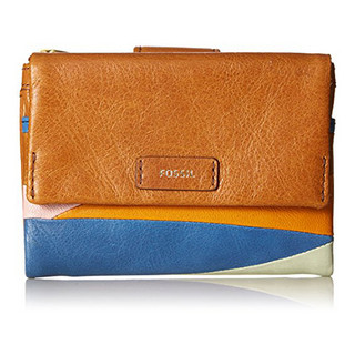 FOSSIL Ellis Multifunction 短款钱包  SL7364186 棕色