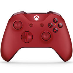 0点：Microsoft 微软 Xbox One S游戏手柄 战争红限量版