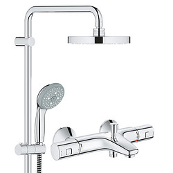 GROHE 高仪 27389001+34598000 恒温浴室淋浴双花洒套装