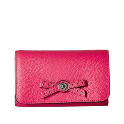 COACH 蔻驰 Bow Turnlock Tie 女士钱包