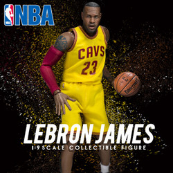 NBA Enterbay 骑士队詹姆斯 限量版篮球人偶玩偶模型 ENTE0025 詹姆斯
