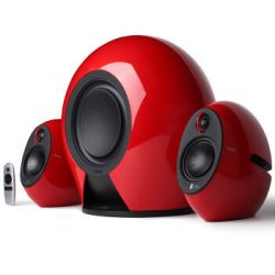 EDIFIER 漫步者 E235 新一代电视/客厅音响 红色