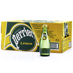 perrier 巴黎水 天然气泡矿泉水 原味 330ml*24瓶