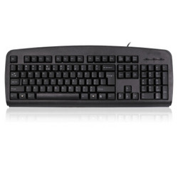 双飞燕（A4TECH) KB-8 防水有线键盘 有线键盘 电脑键盘 笔记本键盘 USB接口