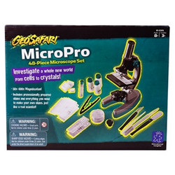 Educational Insights EI5301 Micropro 显微镜套装（48块）+ 科学俱乐部 科学实验套装（含杂质） 