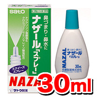 SATO 佐藤制药 NAZAL 鼻炎喷剂 薄荷香型 30ml 