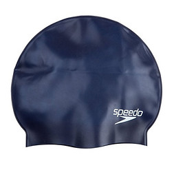 SPEEDO 速比涛 Plain Flat Silicone Cap 中性泳帽 