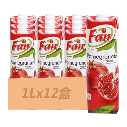 塞浦路斯 Fan果芬石榴汁1L*12