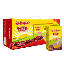 【京东超市】谷粒谷力 谷物浓浆饮品 红豆浓浆 250ml*16盒 *2件