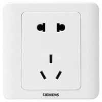 历史低价：SIEMENS 西门子 远景系列 雅白色五孔插座 *16件