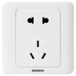 SIEMENS 西门子 远景系列 雅白色五孔插座 *16件