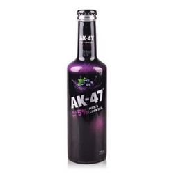 【京东超市】AK-47 洋酒 鸡尾酒 预调酒 5°黑加仑 275ml *2件