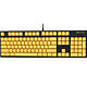 斐尔可（FILCO） FKBN104M/EFY2「104忍者圣手二代」机械键盘 黑色边框黄色键帽 茶轴
