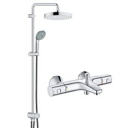 GROHE 高仪 126126 三出水恒温龙头 + 淋浴花洒套装