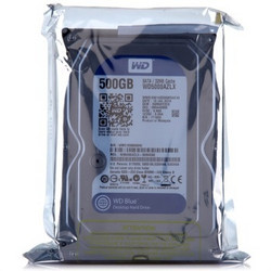 西部数据(WD)蓝盘 500G  SATA6Gb/s 7200转32M 台式机硬盘(WD5000AZLX)