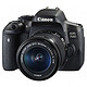Canon 佳能 EOS 750D EF-S 18-55mm F/3.5-5.6 IS STM镜头 单反套机