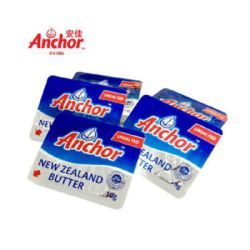 Anchor 安佳 新西兰进口 10g装30粒 单独包装 无盐小黄油300g