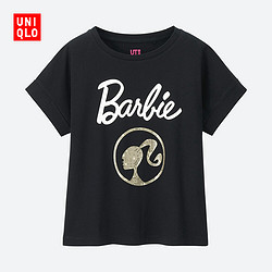 UNIQLO 优衣库 193724 女童 (UT) Barbie印花T恤(短袖)