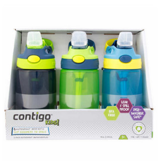 contigo 儿童防漏吸管杯 414ml 3个装