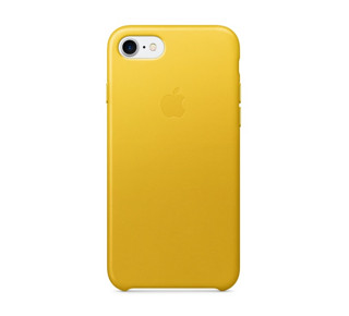  Apple 苹果 iPhone 7 皮革保护壳 向日葵色/天竺葵色