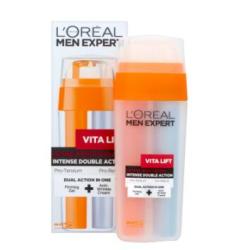 L'OREAL PARIS 巴黎欧莱雅 男士抗皱紧肤双重精华乳霜 30ml *3件